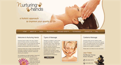Desktop Screenshot of nurturinghands.com.au